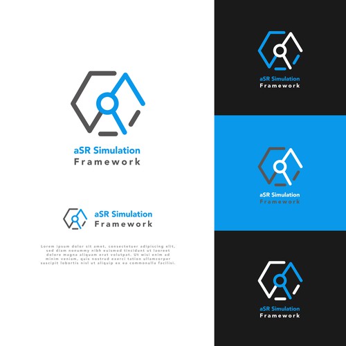 Framework design with the title 'aSR Simulation Framework Logo'