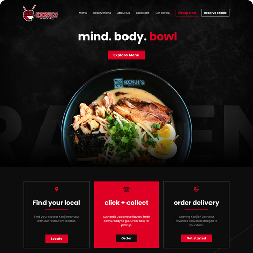 Japanese restaurant design with the title 'Expanding Vancouver Ramen Restaurant with Sushi & Bar: Design for Growth'