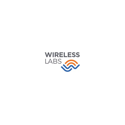 B2B logo with the title 'Concept for Wireless Labs, a B2B seller of cell phone accessories'
