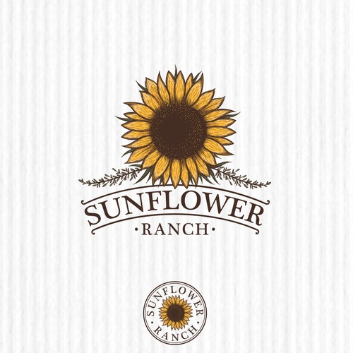 Sunflower logo with the title 'Sunflower Ranch'