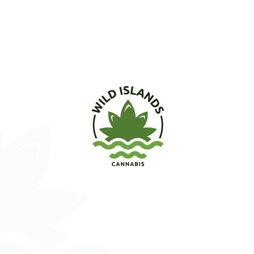 Island logo with the title 'Logo for CBD company'