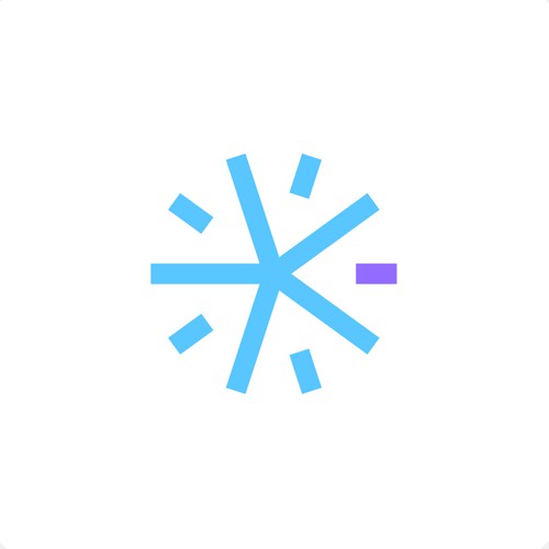 Human figure logo with the title 'Abstract symbol'