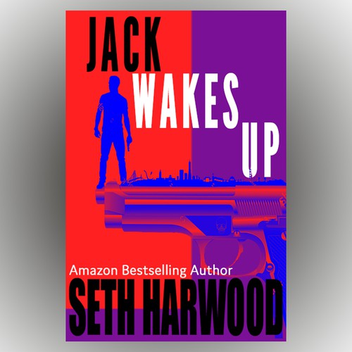 Detective book cover with the title 'Bold mystery concept'