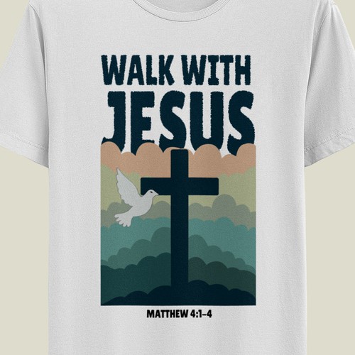 Religious t-shirt with the title 'Christian Boho T-Shirt Design'