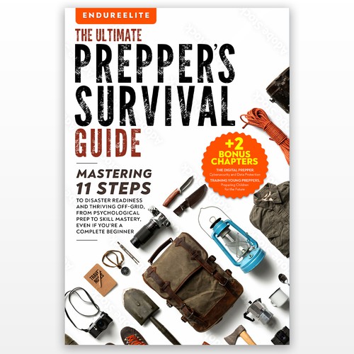Hobby design with the title '"The Ultimate Preppers Survival Guide" Cover Contest'
