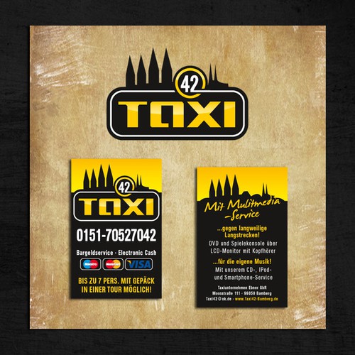 Taxi Logo Und Visitenkarten Werbepartner Harley Davidson Logo Business Card Contest 99designs