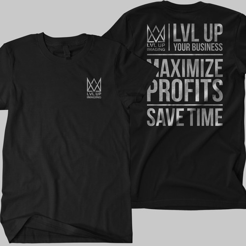 New Shirt Design for LVL Up Imaging Design réalisé par -Queenzha-