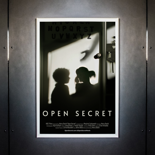 Design a poster for the documentary Open Secret Design by CreamCreative