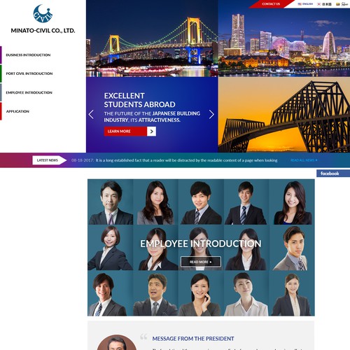 Diseño de página web propuesta en el concurso por Gccartz