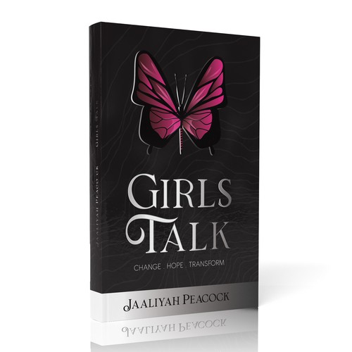 I need a beautiful butterfly book cover for my first book for women all around the world Design by jansky6