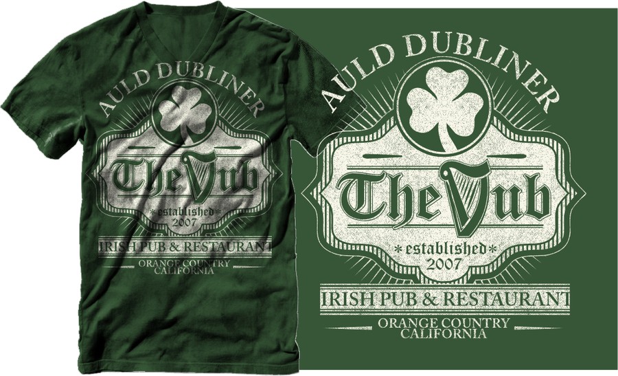 Help Auld Dubliner Irish Pubs with a new tshirt design Tshirt contest