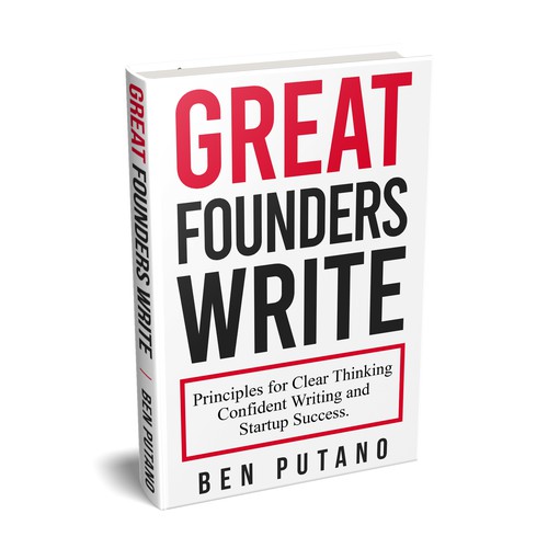 Design the cover of a writing book for entrepreneurs Design by Zahari Studio