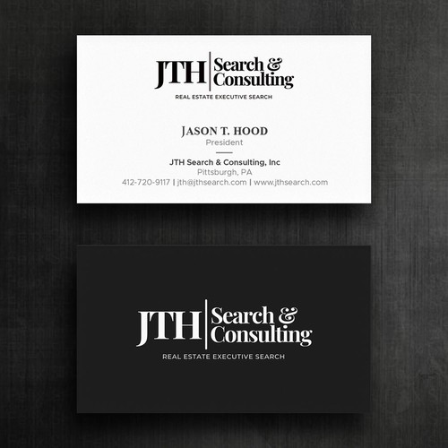 Business Card Design for Executive Search Firm Design by Felix SH