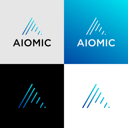 New logo for Aiomic (AI healthtech company) Design by MG86"