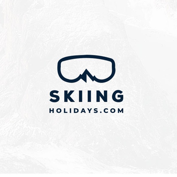 Design by Amreena Arsalan™ titled "Minimal yet conceptual design for 'Skiing Holidays'"