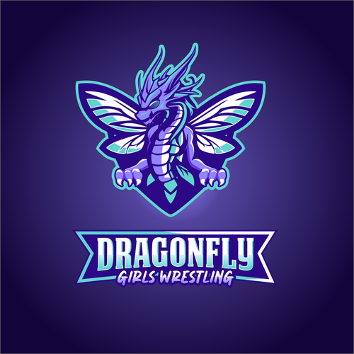 DragonFly Girls Only Wrestling Program! Help us grow girls wrestling!!! Ontwerp door Elesense
