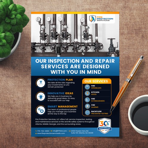 Sprinkler Service One Sheeter Design by PAPRI802030