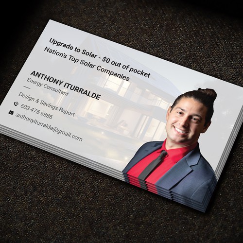 Solar Power business card Design by Brandmaker artist