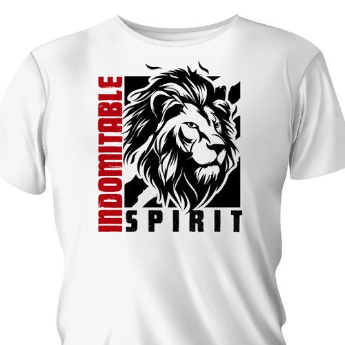 Lion tshirt design to inspire men to greatness Design by niki99