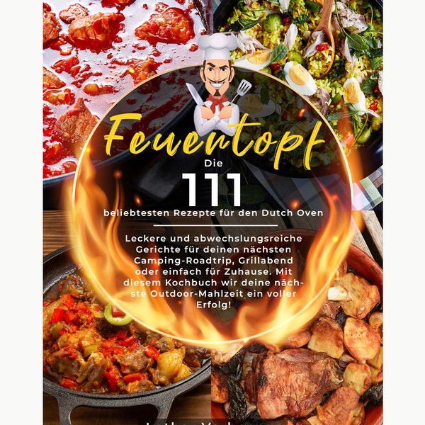 Design by MagicalcoverDesign titled "Cover für ein Dutch Oven Sachbuch "
