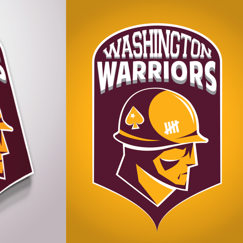 Community Contest: Rebrand the Washington Redskins  Design por Michael Fogarty
