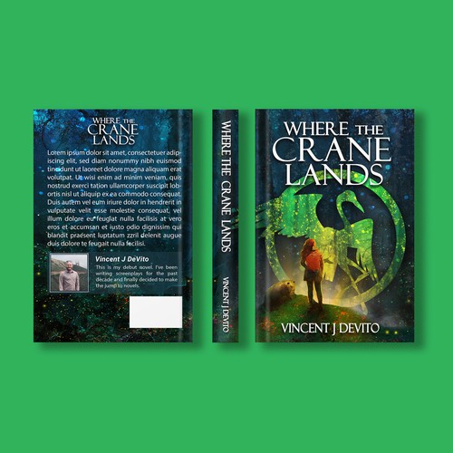 Design cover for a magical book with talking animals Design by H.m. Rubel