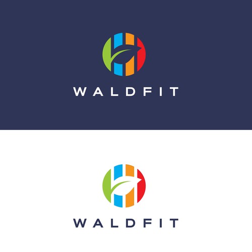 Calm, relaxing logo to suggest gaining peace of mind and health in forests Design by reflect the style ™