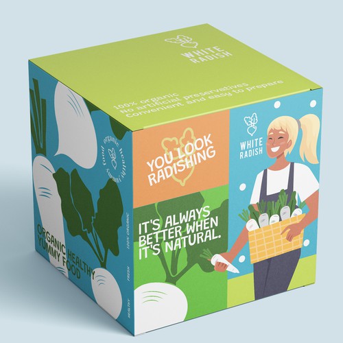 Design di WHITE RADISH-meal prep box di helios [AdiBaskhara]