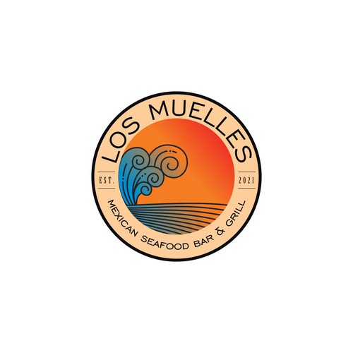 Coastal Mexican Seafood Restaurant Logo Design Design por Anthem.