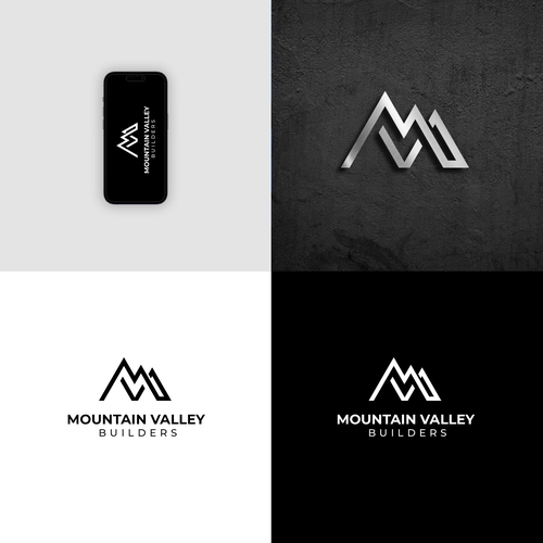 Custom Builder logo to appeal to high end clients. Design by Striker29