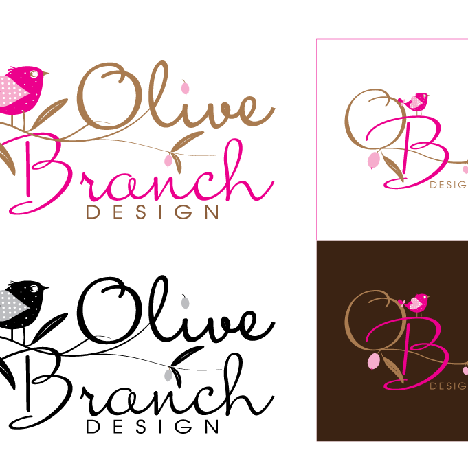Orange and pink logo with the title 'Logo for new Australian toddler bedding & child care accessories'