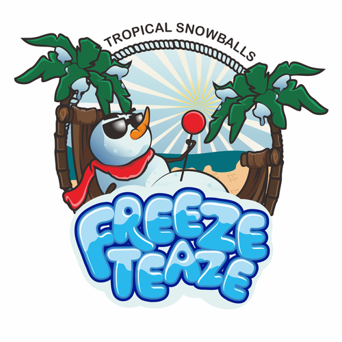 "Freeze Teaze Tropical Snowballs" Design by JDL's