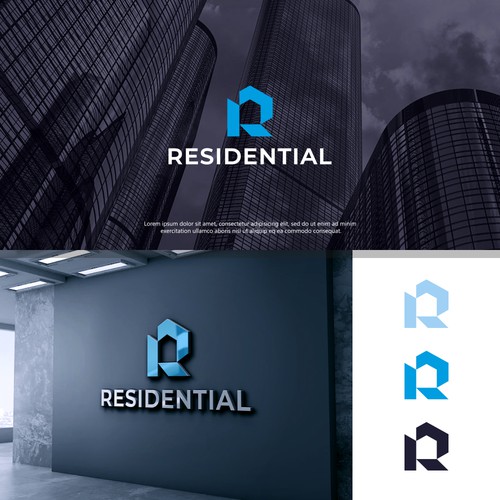 Real Estate Agency logo that comforts property owners into trusting their properties to us. Design by 3nigma