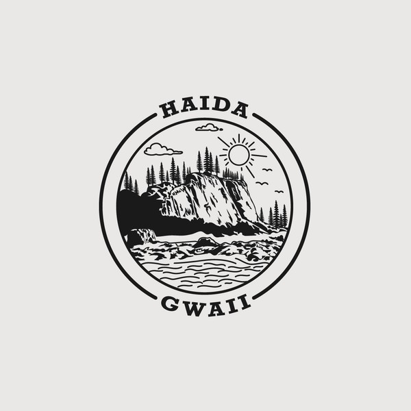 Outdoor lifestyle T-shirt logo Design