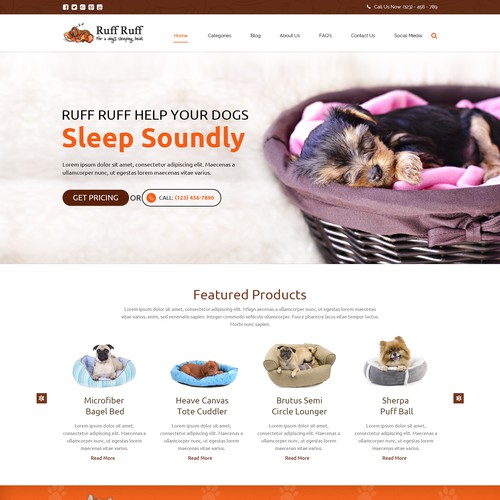 Homepage needed for Doggy Website Design by OMGuys™