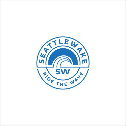 NEW logo for seattlewake -  wakesurfing logo Design by rehan20