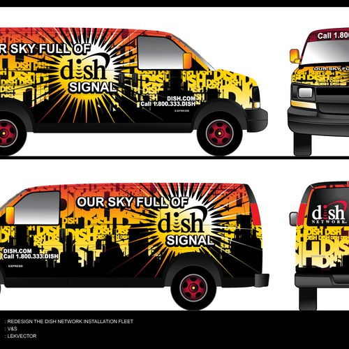 Diseño de V&S 002 ~ REDESIGN THE DISH NETWORK INSTALLATION FLEET de Lekvector