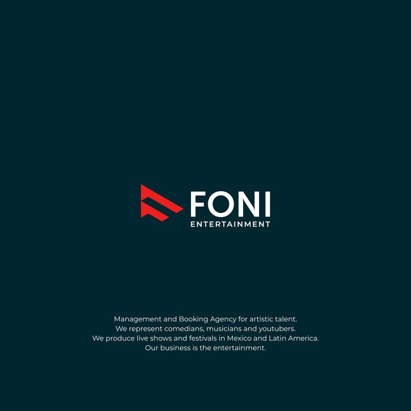 Design by Mak.e titled "FONI ENTERTAINMENT"