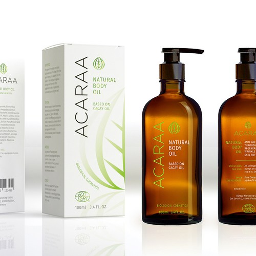 Creative Packaging Design for Natural Cosmetic Line Design by Floating Baron