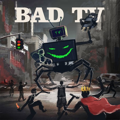 Bad Tv EP Artwork Design by captehe