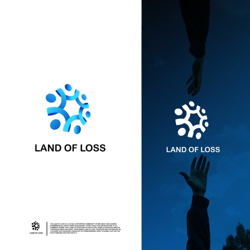 Land Of Loss Grief Circle for Farthers  logo Design by nanda juliyan