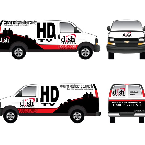 V&S 002 ~ REDESIGN THE DISH NETWORK INSTALLATION FLEET Design by hotzero