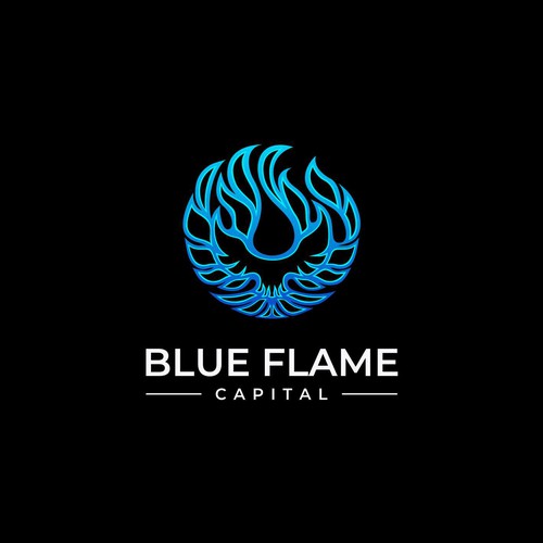 We need a Blue Flame Logo worthy of classic car hood status...but not...really. Design by PointLab