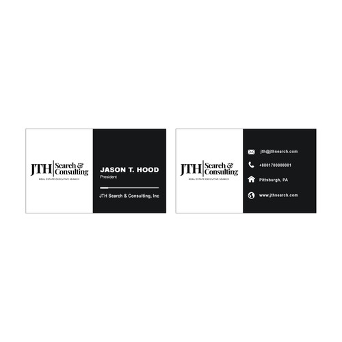 Business Card Design for Executive Search Firm Design by Saddam Hosen