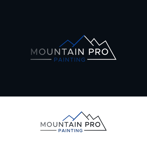 High-end, tech-focused Colorado painting company brand package Design by ontronusart