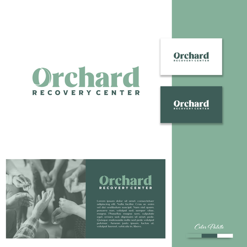 Beautiful new logo design for our addiction treatment center Design by Direwolf Design