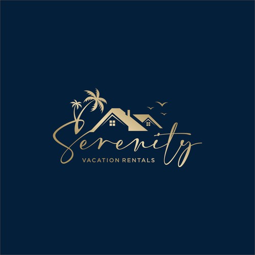 New Vacation home rentals logo for our Airbnb! Design by Boston™