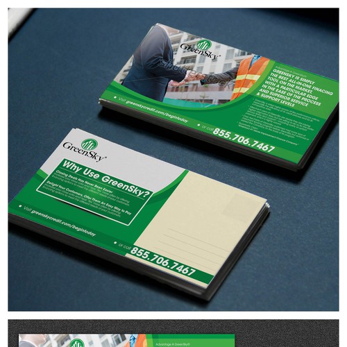 Create an impactful direct mail postcard for GreenSky Credit Design by ganess