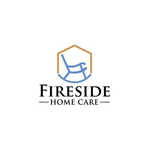 Fireside Home Care Logo Design by Web Hub Solution