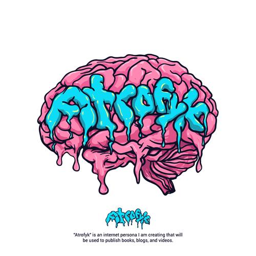 Help me melt brains with a logo representing my internet persona Design réalisé par jacondsign